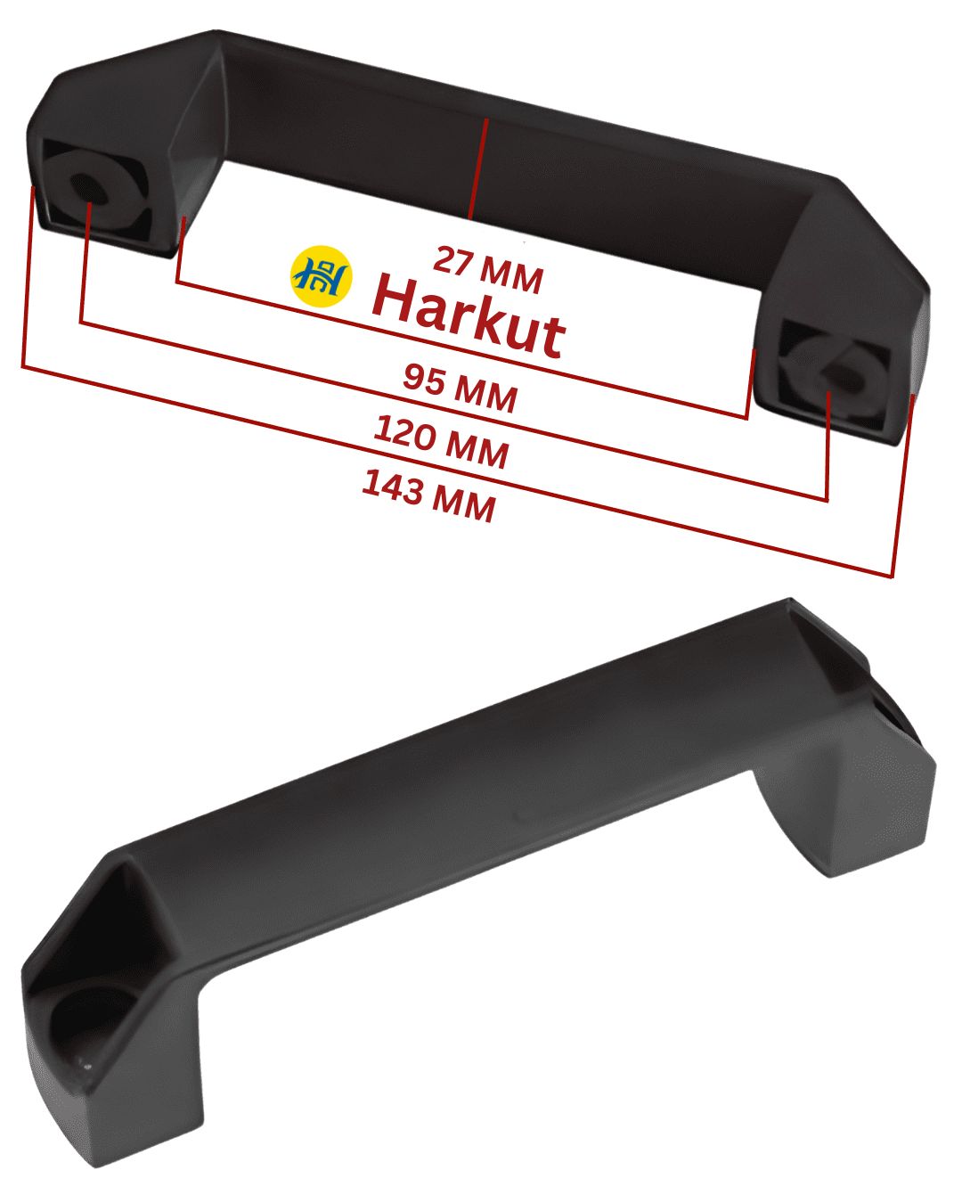 Harkut P.V.C Handle120 MM