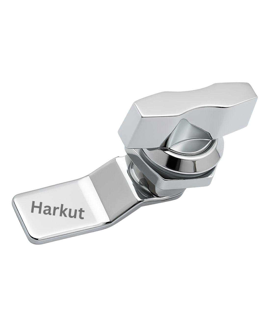 Harkut White Metal Slim Knob