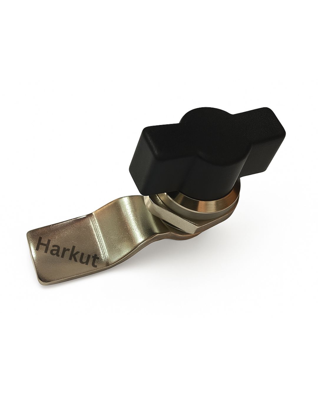 Pvc Knob Lock Nikil & Chrome Finish 25MM